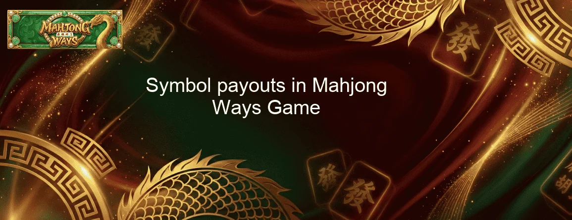 Symbol payouts in Mahjong Ways Game Symbol payouts in Mahjong Ways Game